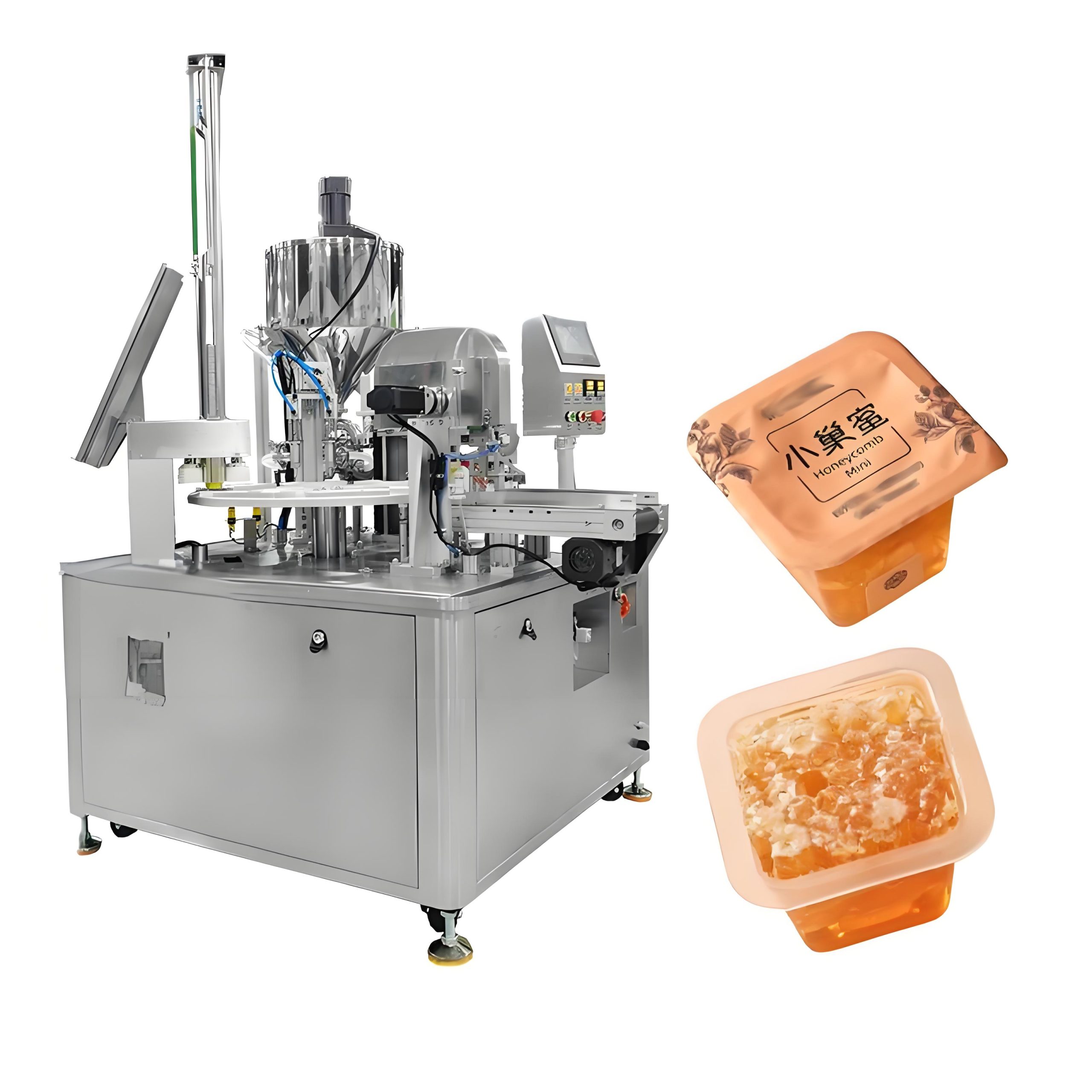 Custom Small Cup Filling & Sealing Machine for Honey